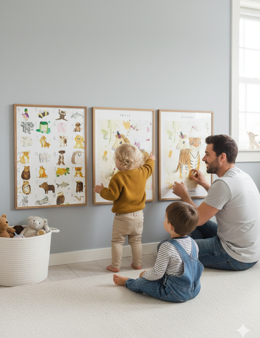 Navneplakat til dreng – inspiration til unikke designs