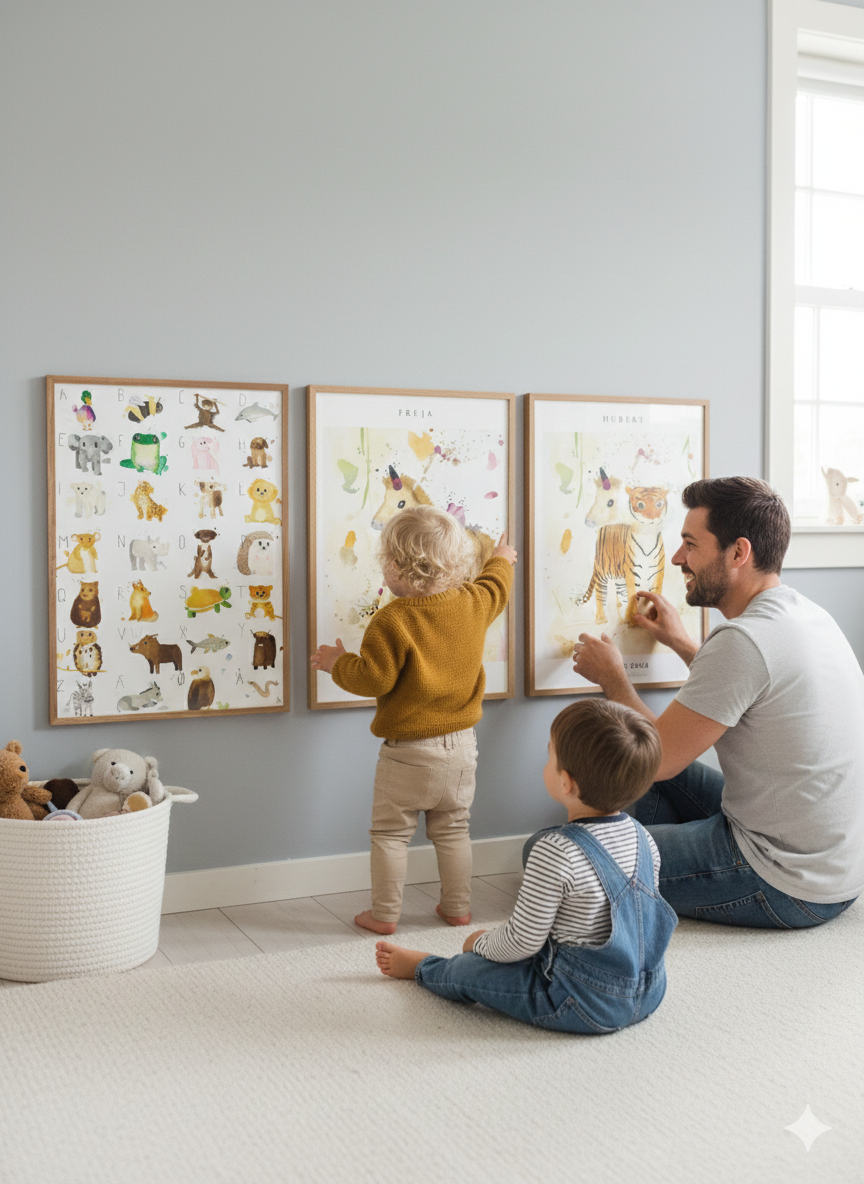 Navneplakat til dreng – inspiration til unikke designs