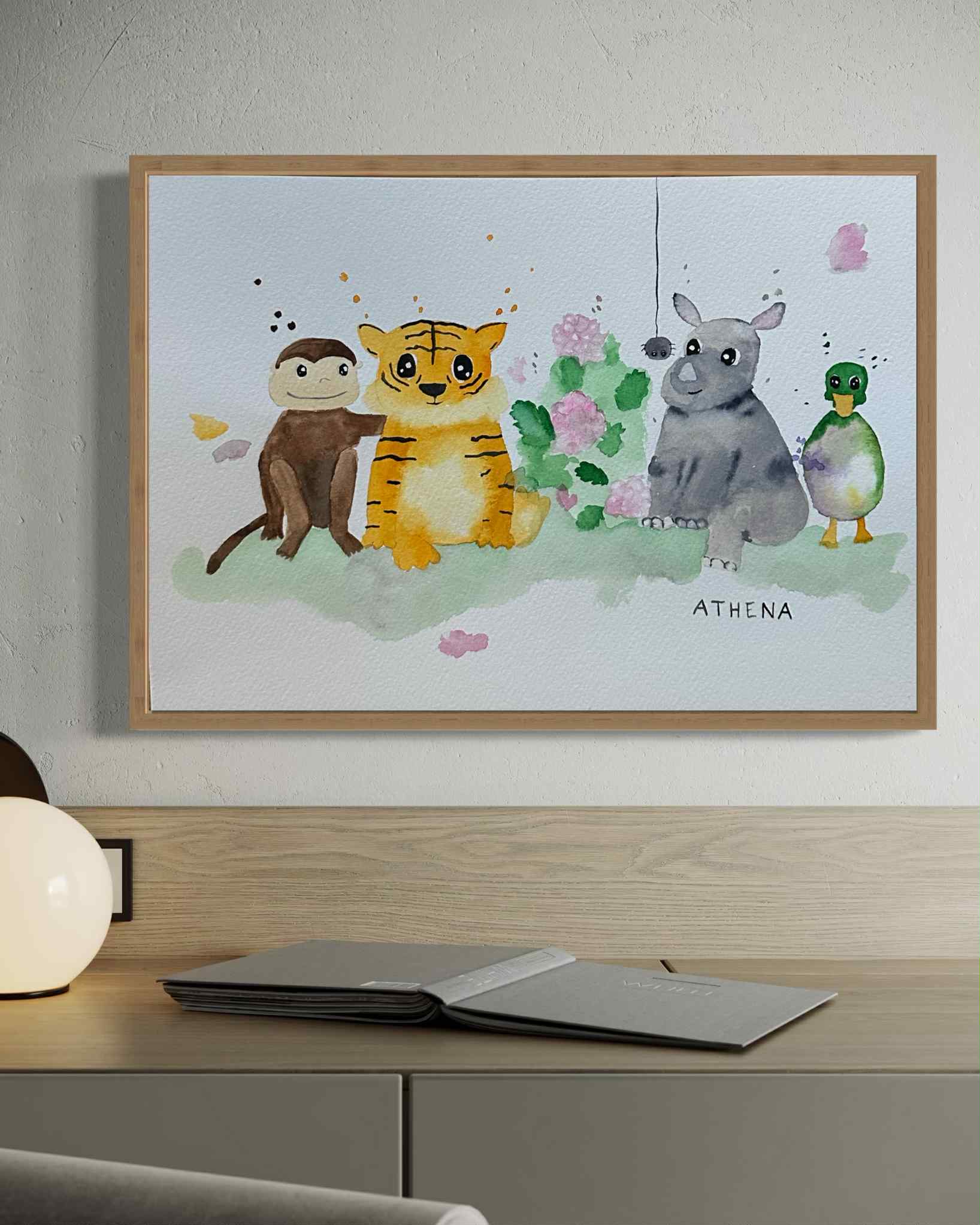 Indret med navnemaleri