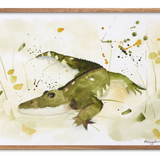 Børne Alligatorplakat